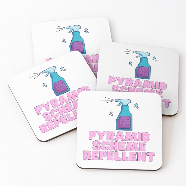 Item preview, Multi Level Marketing Social Selling Pyramid Scheme Funny Sticker Gift Womens Monat Arbonne Herbalife Lularoe  designed and sold by Talia  Jones.