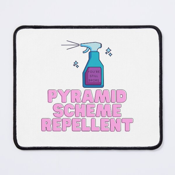 Item preview, Multi Level Marketing Social Selling Pyramid Scheme Funny Sticker Gift Womens Monat Arbonne Herbalife Lularoe  designed and sold by Talia  Jones.
