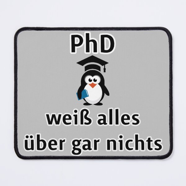 Item preview, PhD weiß alles über gar nichts designed and sold by ramazis.