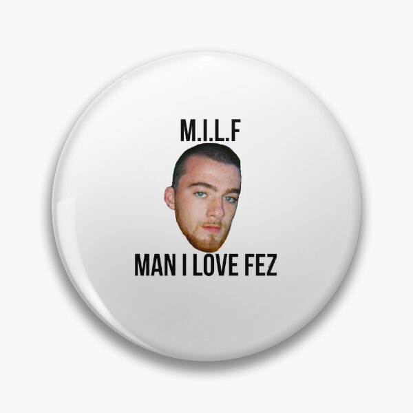 Item preview, MILF Fez sticker designed and sold by chocolatefood12.