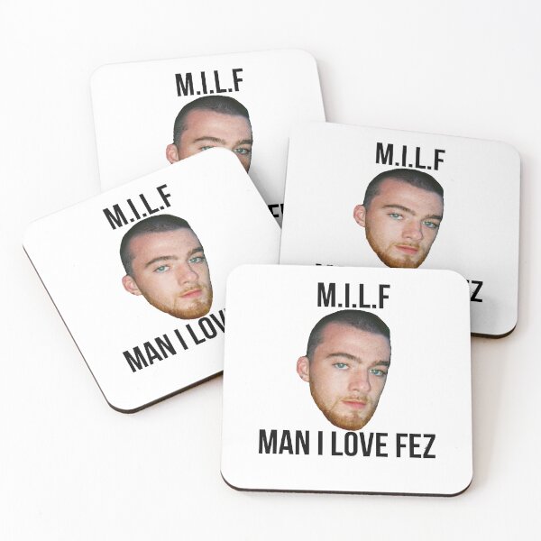Item preview, MILF Fez sticker designed and sold by chocolatefood12.