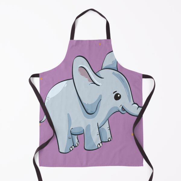 Item preview, Happy Baby Elephant in pink space - cute art designed and sold by AlexSin.