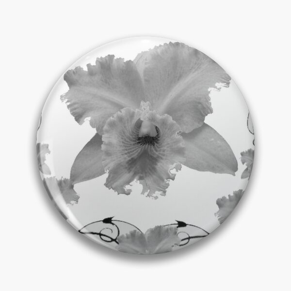 Item preview, DECORATIVE GARDEN ORCHIDS GREY ABSTRACT ART designed and sold by sharlesart.