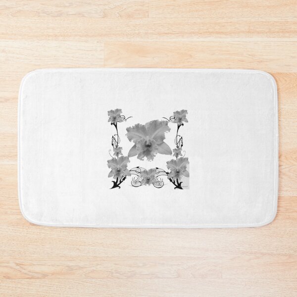 Item preview, DECORATIVE GARDEN ORCHIDS GREY ABSTRACT ART designed and sold by sharlesart.