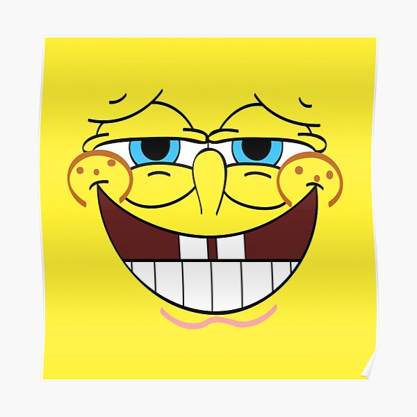 SpongeBob SquarePants Funny Face Poster