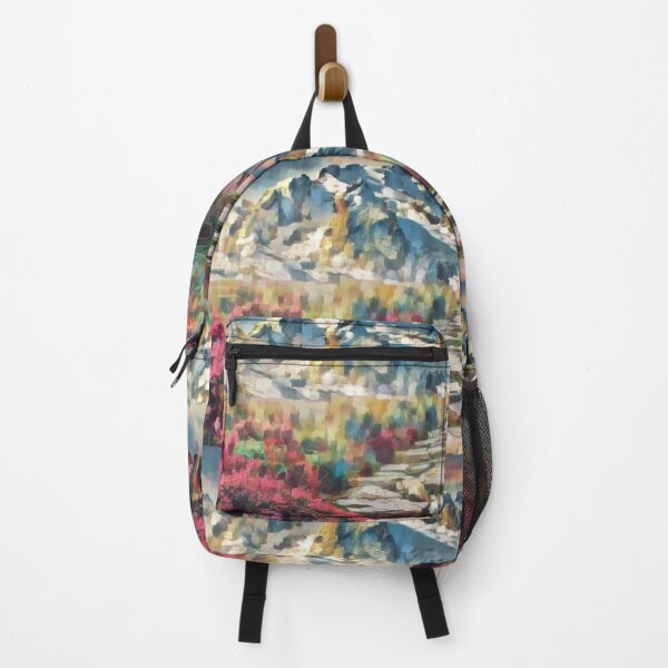 Item preview, Beautiful mountain garden landscape artwork designed and sold by DopeDesign111.