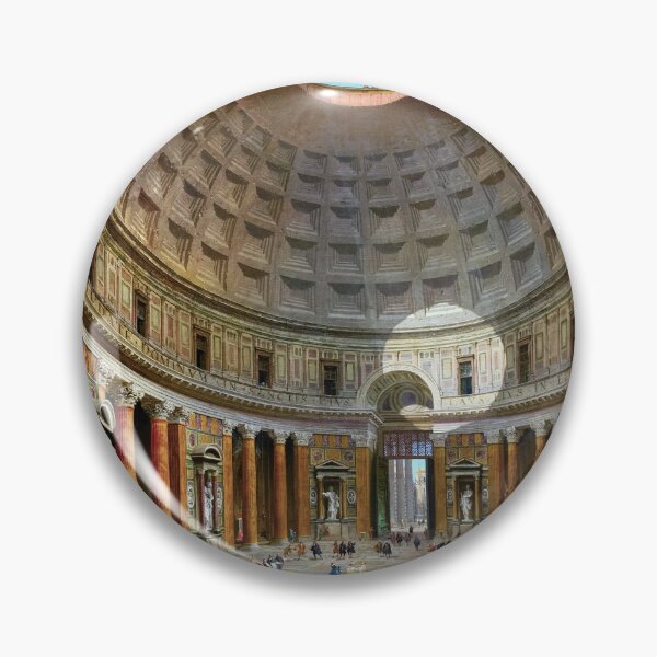 Item preview, Interior Of The Pantheon,Rome by Giovanni Paolo Panini Remastered Xzendor7 Classical Art Old Masters Reproductions designed and sold by Xzendor7 Digital Art Creations.