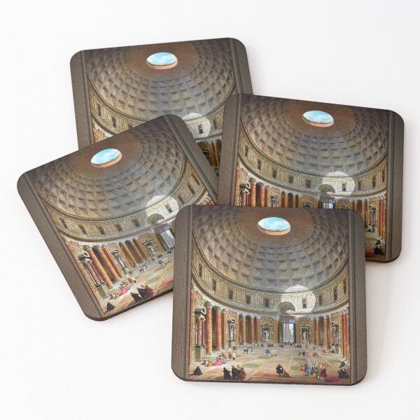 Item preview, Interior Of The Pantheon,Rome by Giovanni Paolo Panini Remastered Xzendor7 Classical Art Old Masters Reproductions designed and sold by Xzendor7 Digital Art Creations.