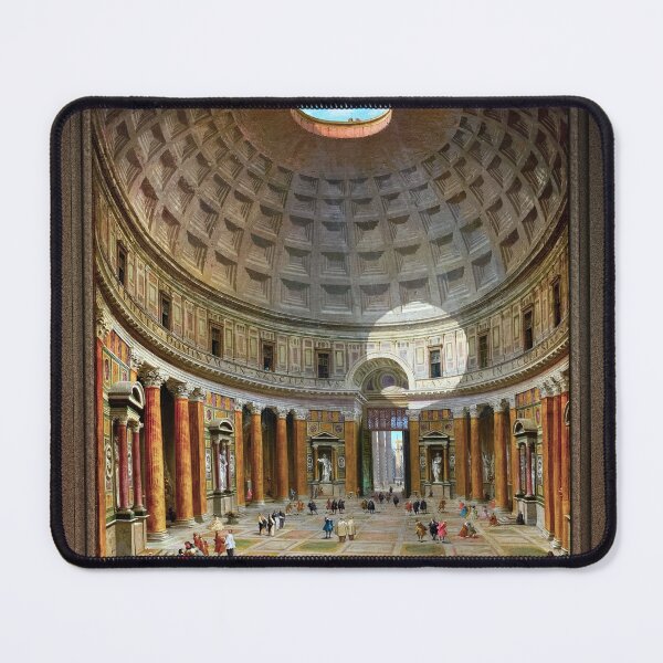 Item preview, Interior Of The Pantheon,Rome by Giovanni Paolo Panini Remastered Xzendor7 Classical Art Old Masters Reproductions designed and sold by Xzendor7 Digital Art Creations.