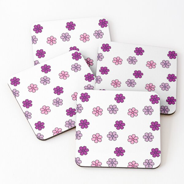 Item preview, Flower Pattern - Pink & Purple designed and sold by BullishGraphics.