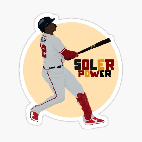 Jorge Soler Baseball Paper Poster Marlins - Jorge Soler - Sticker