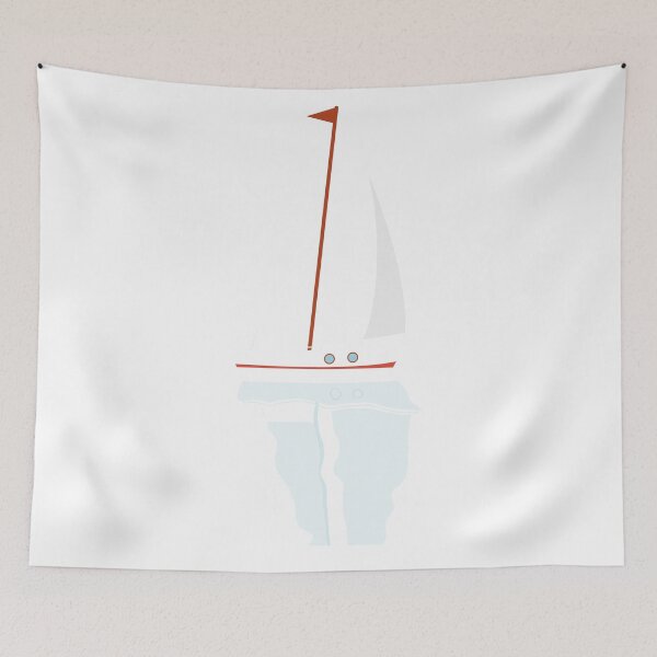 Item preview, Boat with Reflection designed and sold by patsyrosedesign.
