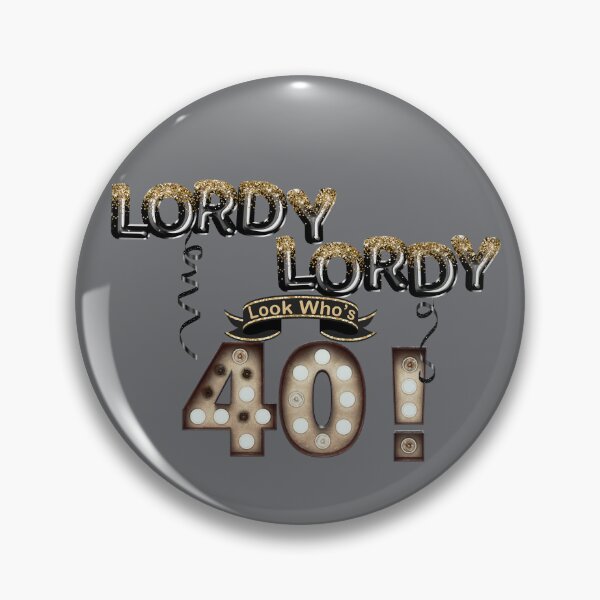 Item preview, Lordy Lordy Look Who's 40 Birthday Balloons designed and sold by ChicoryJunction.