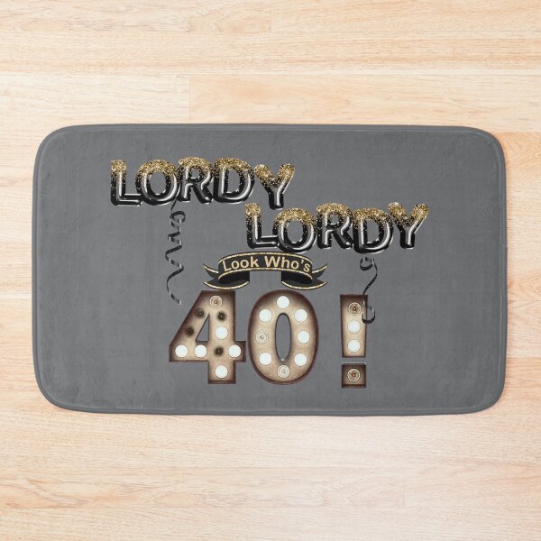 Item preview, Lordy Lordy Look Who's 40 Birthday Balloons designed and sold by ChicoryJunction.