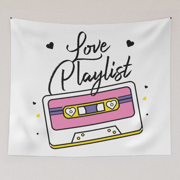 Item preview, Love Playlist T-shirt designed and sold by Tayadesigns.