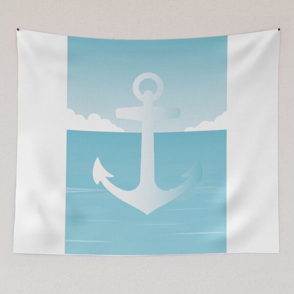 Item preview, Blue Anchor designed and sold by patsyrosedesign.