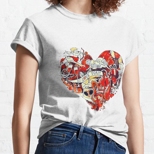 Heart I love you Classic T-Shirt