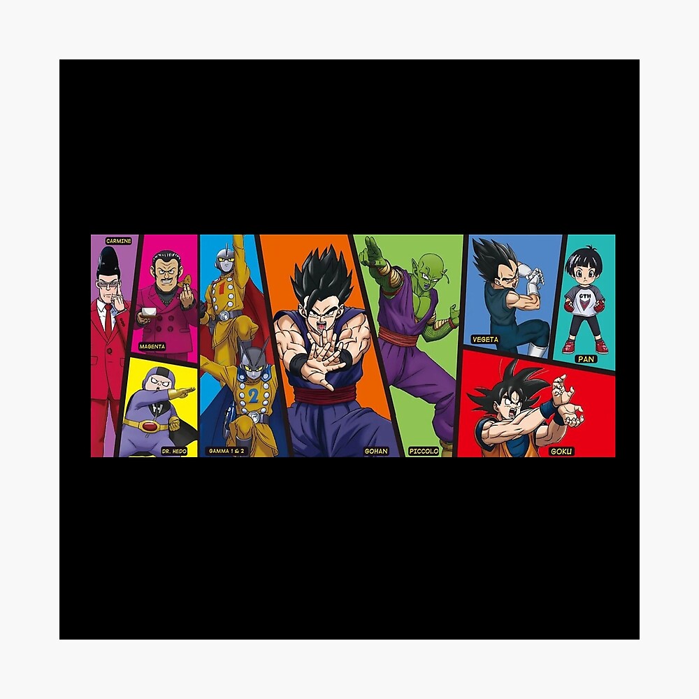 Dragon Ball Super New Character Design Merch Poster For Sale By Asadpagal Redbubble