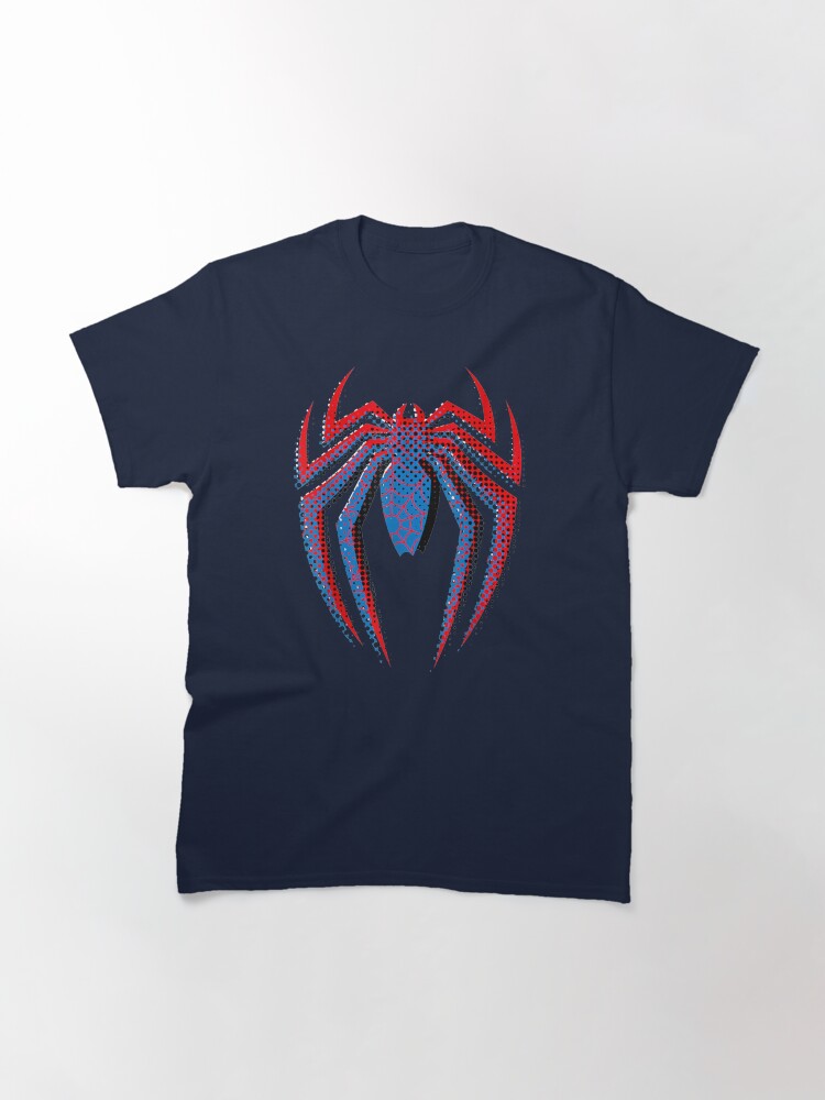 Thumbnail 3 of 7, Classic T-Shirt, Spider Guy Dot Build Up Logo designed and sold by BernieGiftsCo.