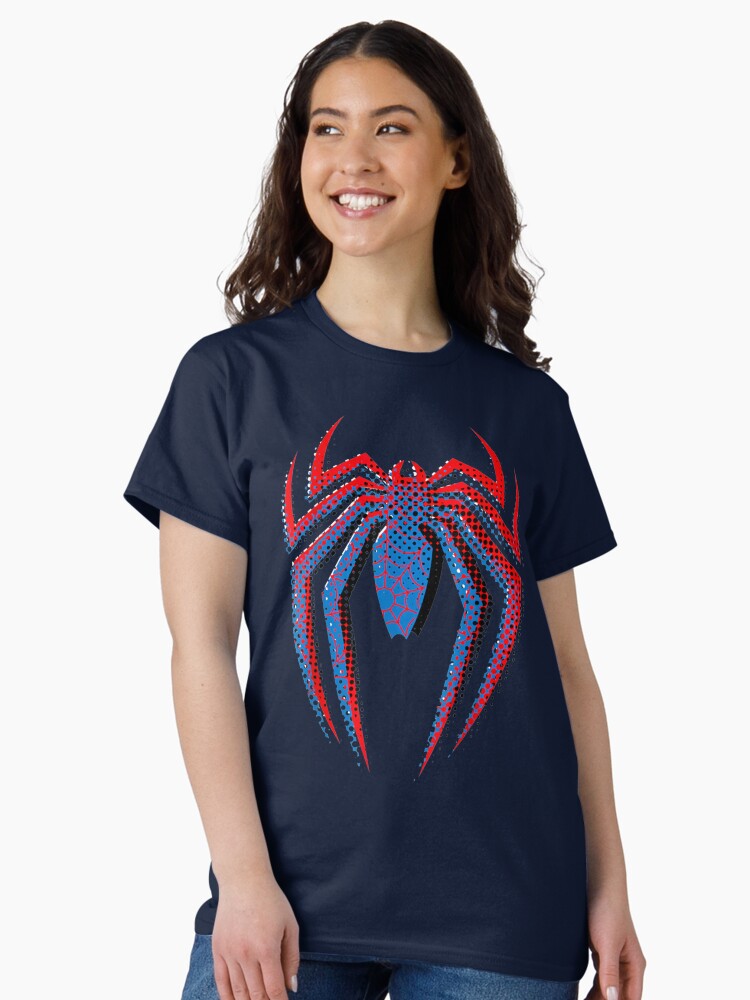Thumbnail 2 of 7, Classic T-Shirt, Spider Guy Dot Build Up Logo designed and sold by BernieGiftsCo.