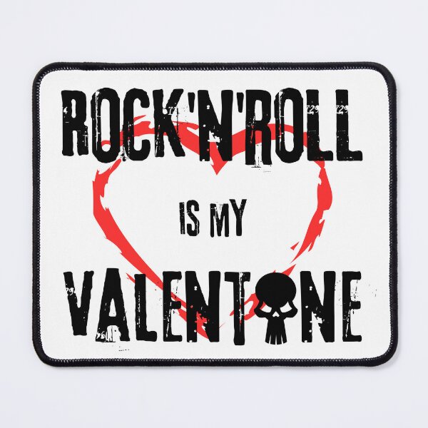 Item preview, ROCK'N'ROLL is my Valentine designed and sold by BRBShop.