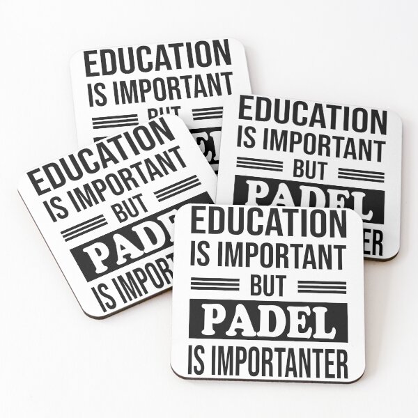 Item preview, Education Is Important But PADEL Is Importanter - Funny PADEL designed and sold by YukiShop.