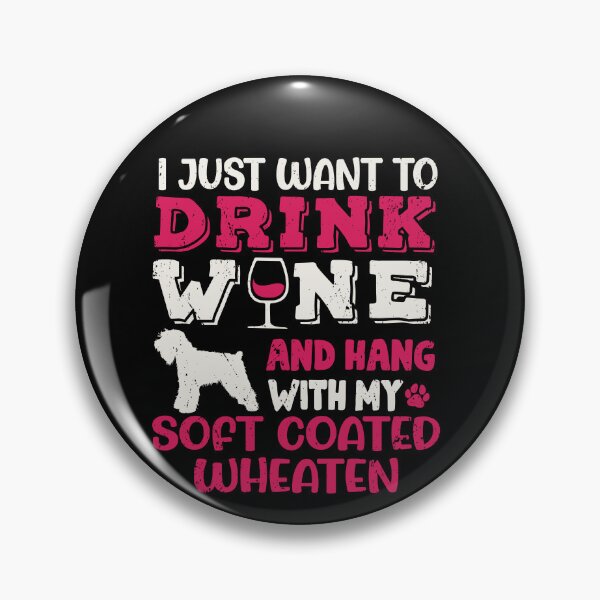Item preview, Soft Coated Wheaten Dog Dad Mom And Drink Wine designed and sold by rafaeltto.