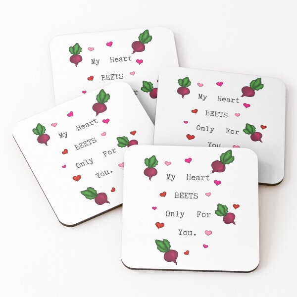 Item preview, My heart BEETS only for you  designed and sold by FeistyDesigns.