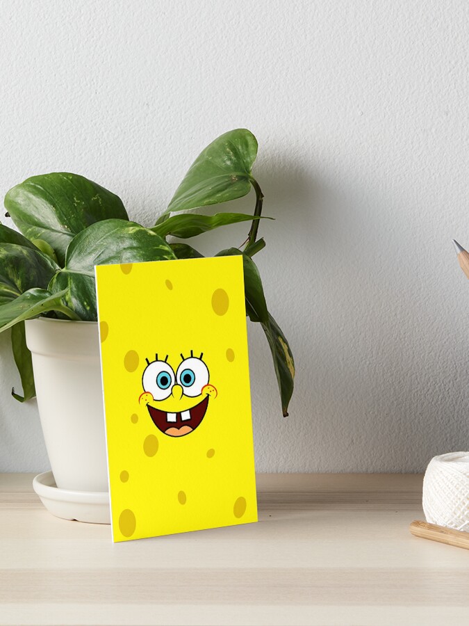 Spongebob meme face Art Print for Sale by L1sercool