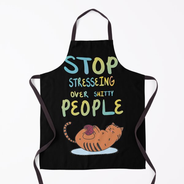 Item preview, Stop stressing over shitty people Essential T-Shirt, funny qouts , valentine gift ,cat lovers Essen designed and sold by cheating0nyo.