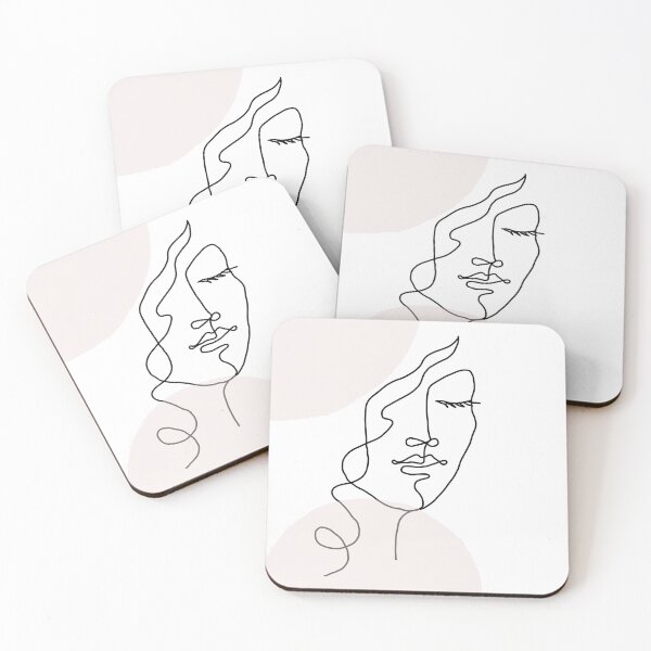 Item preview, Hand Drawn Abstract Line Art Face designed and sold by ManifestoDesign.