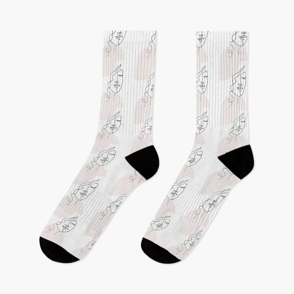 Item preview, Hand Drawn Abstract Line Art Face designed and sold by ManifestoDesign.