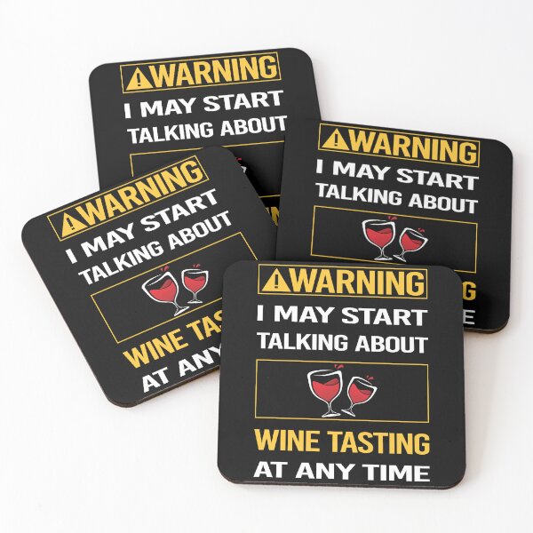 Item preview, Funny Warning Wine Tasting designed and sold by FulviaContreras.