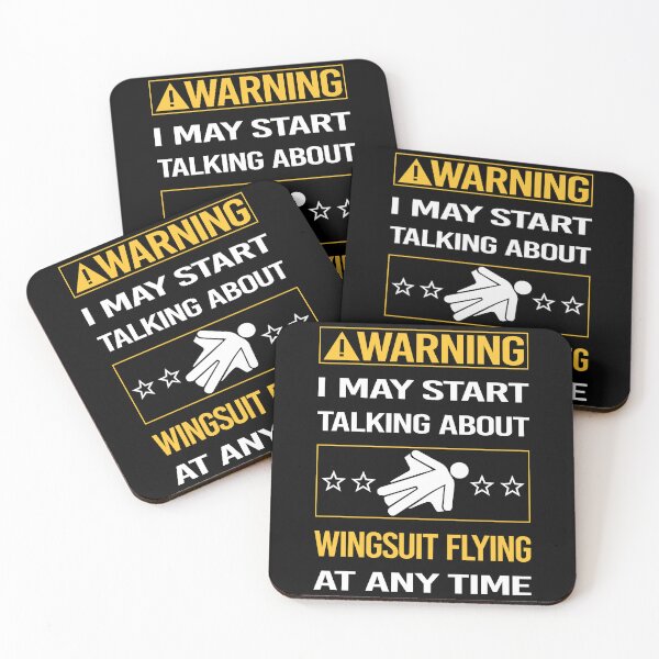 Item preview, Funny Warning Wingsuit Flying Wingsuiting designed and sold by FulviaContreras.