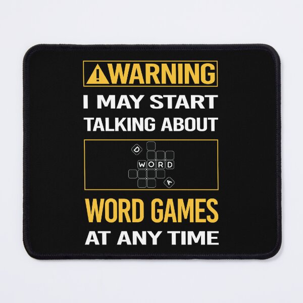 Item preview, Funny Warning Word Games designed and sold by FulviaContreras.