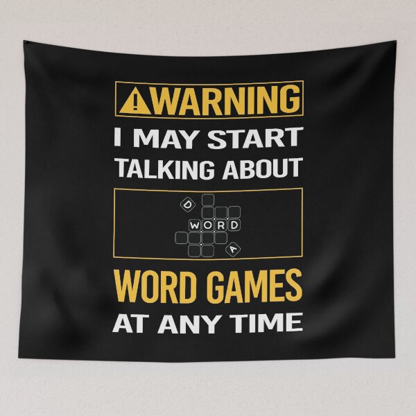 Item preview, Funny Warning Word Games designed and sold by FulviaContreras.