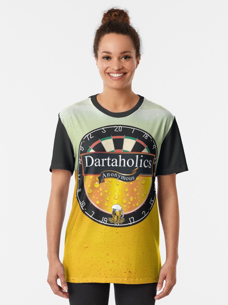 Alternate view of Dartaholics Anonymous Graphic T-Shirt