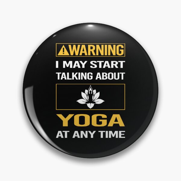 Item preview, Funny Warning Yoga designed and sold by FulviaContreras.
