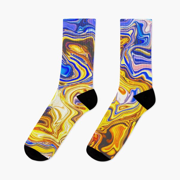 Item preview, Holographic Liquid Marble, Blue and Gold designed and sold by ACC .