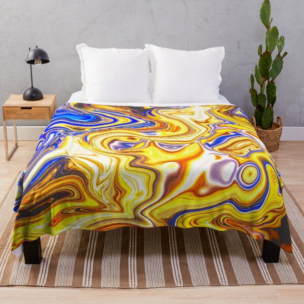 Item preview, Holographic Liquid Marble, Blue and Gold designed and sold by ACC .