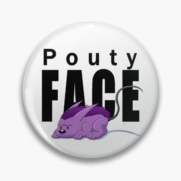 Item preview, Pouty Face (purple) designed and sold by Rageman0329.