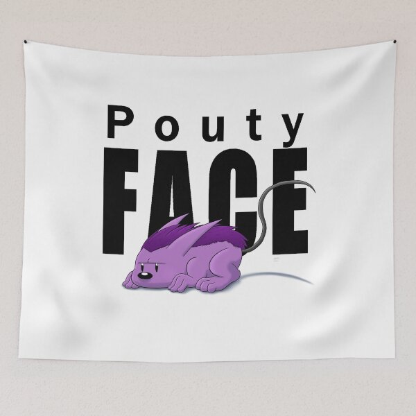 Item preview, Pouty Face (purple) designed and sold by Rageman0329.