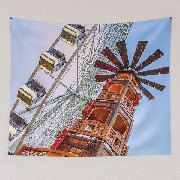 Item preview, Windmill and Ferris wheel of the Tuileries, Paris designed and sold by Lie Yim.