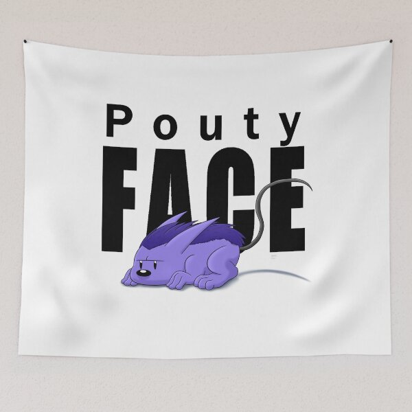Item preview, Pouty Face (blue) designed and sold by Rageman0329.