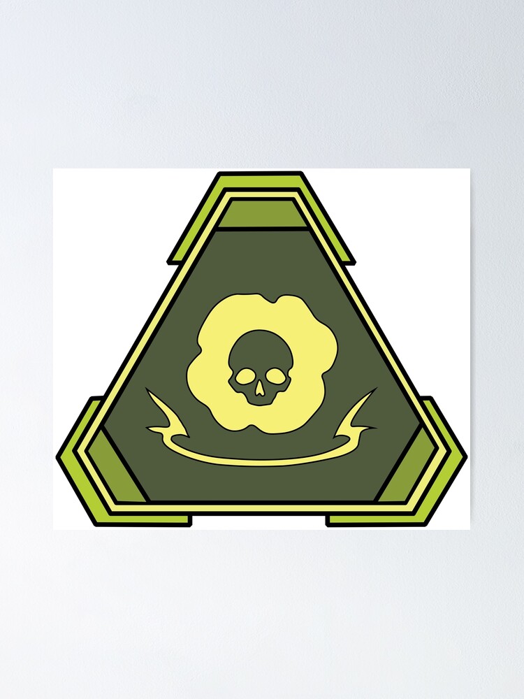 "Apex Legends Caustic Ultimate Logo " Poster by Thumama610 Redbubble