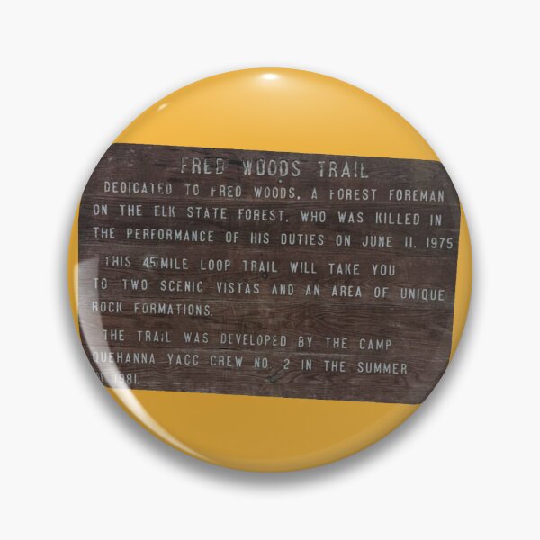 Item preview, Fred Woods Trail Sign  designed and sold by Broken Antler Designs .