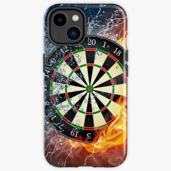 Fire And Ice Dartboard iPhone Tough Case