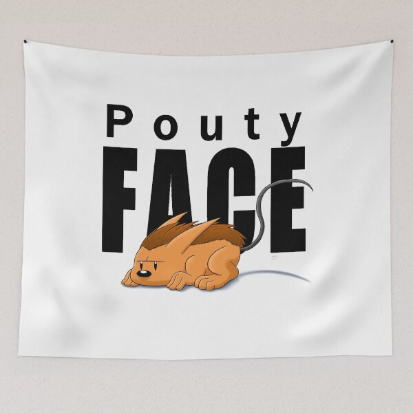 Item preview, Pouty Face (orange) designed and sold by Rageman0329.