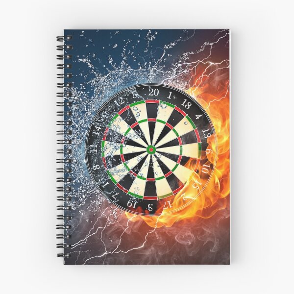 Item preview, Fire And Ice Dartboard designed and sold by mydartshirts.