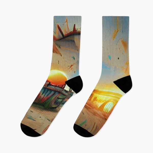 Item preview, AI Generated Art, Vintage Sunset Graffiti  designed and sold by ACC .